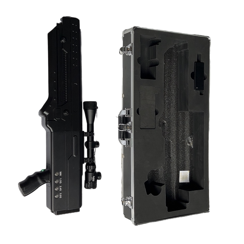  同江手持便携式枪型低空防御反制四通道A型